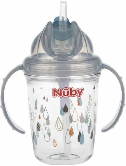 Nuby Baby Cup made of Plastic Turquoise 240ml for 12m+m+