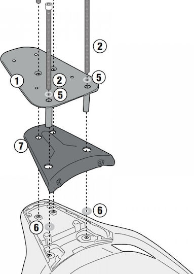 Givi Rack for Kymco Agility 300