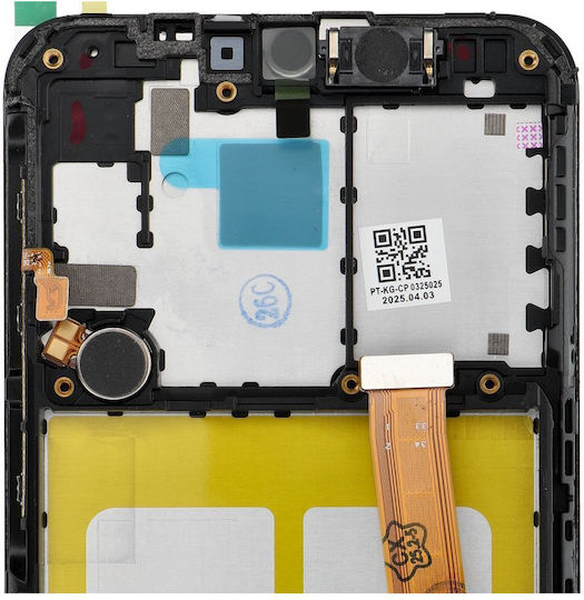 Οθόνη mit Touch-Mechanismus und Rahmen für Samsung Galaxy A20e (Schwarz)