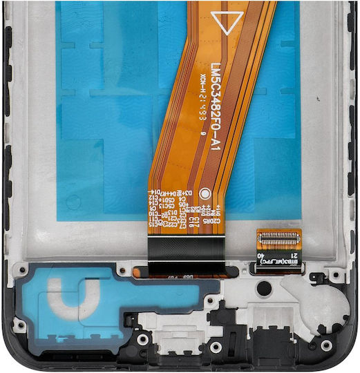 Screen with Touch Mechanism and Frame for SAMSUNG A03S A037G (Black)