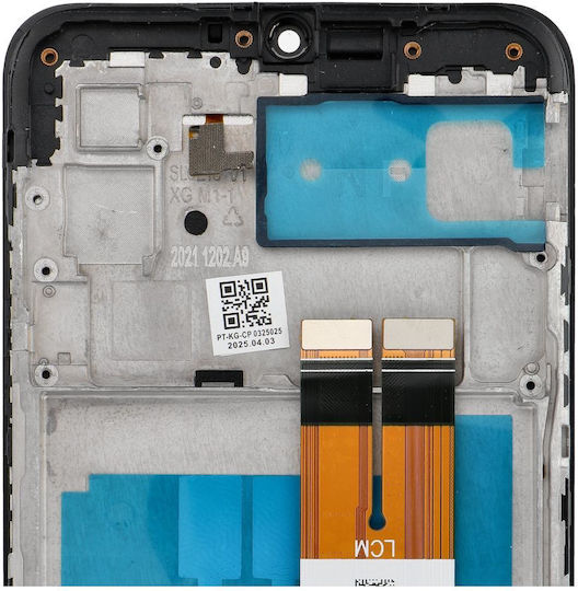 Screen with Touch Mechanism and Frame for SAMSUNG A03 A035G (Black)