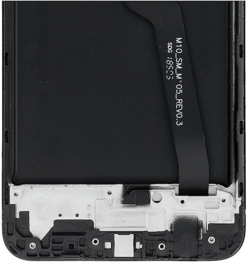 Οθόνη Fixcell με Μηχανισμό Αφής και Πλαίσιο για SAMSUNG A10 (Μαύρο)