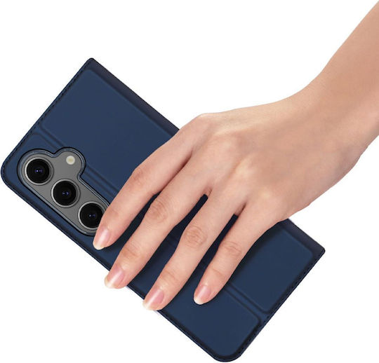 Dux Ducis Brieftasche Hülle Haut Pro Samsung S24 Fe Blau