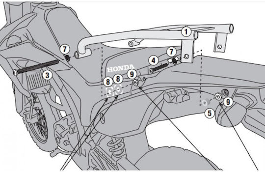 Givi Σχάρα για Honda CRF 300L
