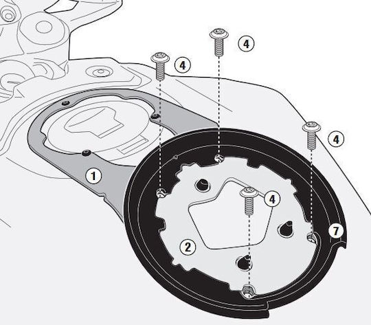 Givi Tank Mount for Honda CBR 1000RR 2018 2018