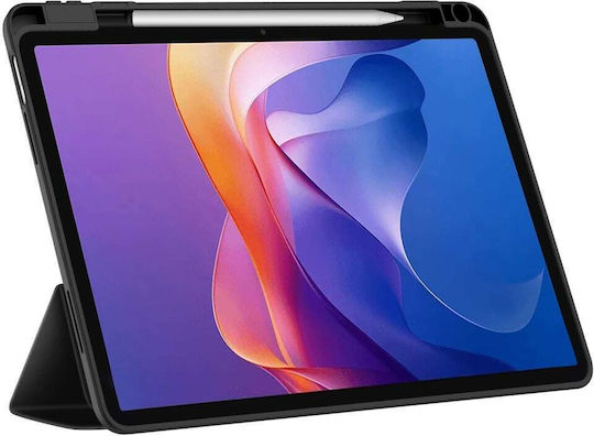 Techsuit Flex Flip Cover Μαύρη (Samsung Galaxy Tab A11, Galaxy Tab A9)