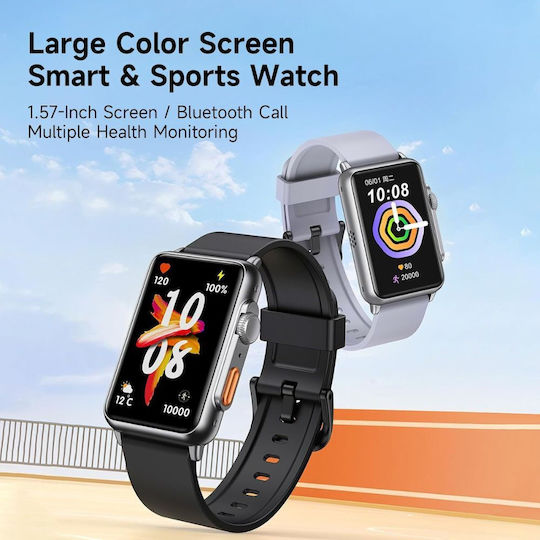 Awei H28 Smartwatch με Παλμογράφο (Μαύρο)