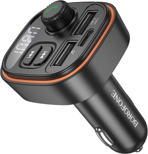 Borofone FM Transmitter Αυτοκινήτου mit USB / Typ-C