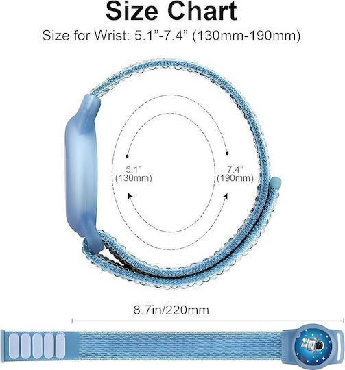 Tech-Protect Nylon Kids Θήκη για AirTag σε Ροζ χρώμα
