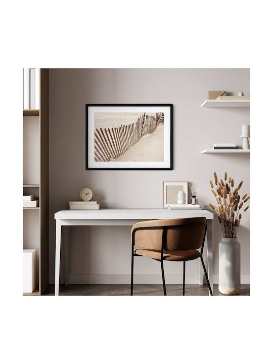 Poster Fence Pst25207 30cm X 40cm Κορνίζα Σκούρο Φυσικό Ξύλου Καφέ