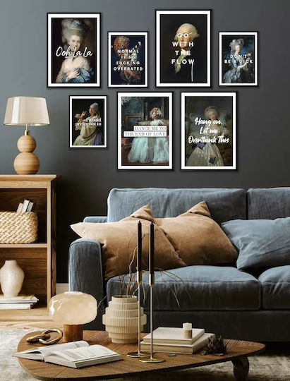 Quote Poster I Would Prefer Not To Pst25193 30cm X 40cm Frame Dark Natural Wood Brown
