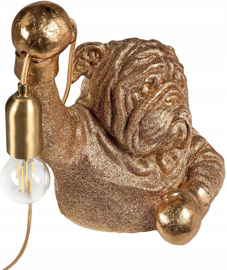 Beliani Lustră Decorativă Auriu