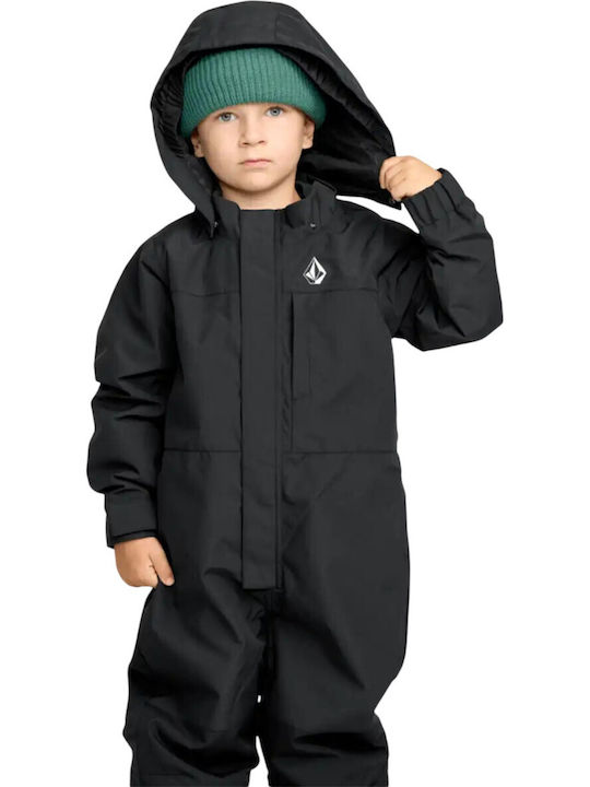 Volcom II0452600-BLK Salopetă de schi și snowboard pentru copii Ski & Snowboard Negru