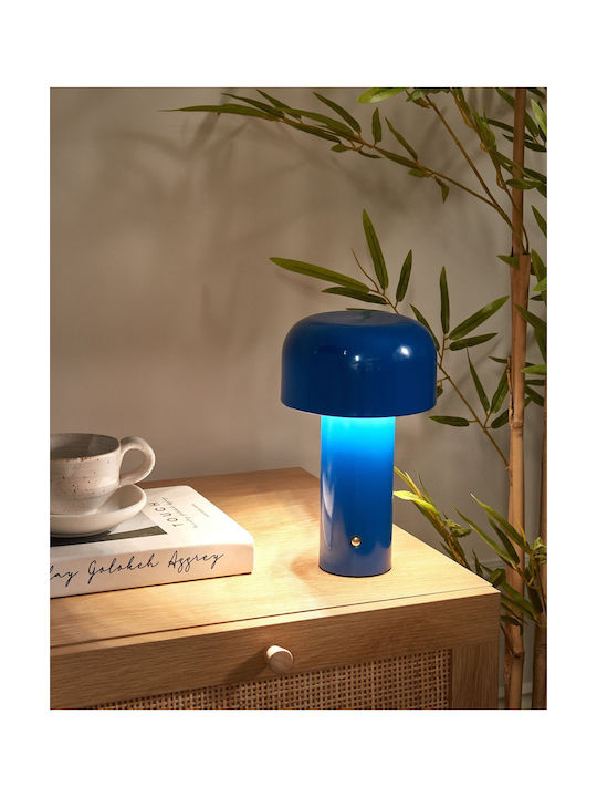Beliani Dekorative Lampe Blau