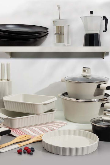 Bergner Formă Pentru Tartă Ceramică 32x4x4cm