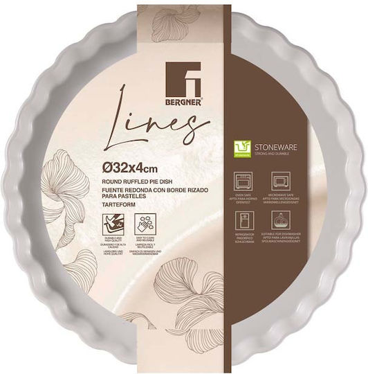 Bergner Formă Pentru Tartă Ceramică 32x4x4cm