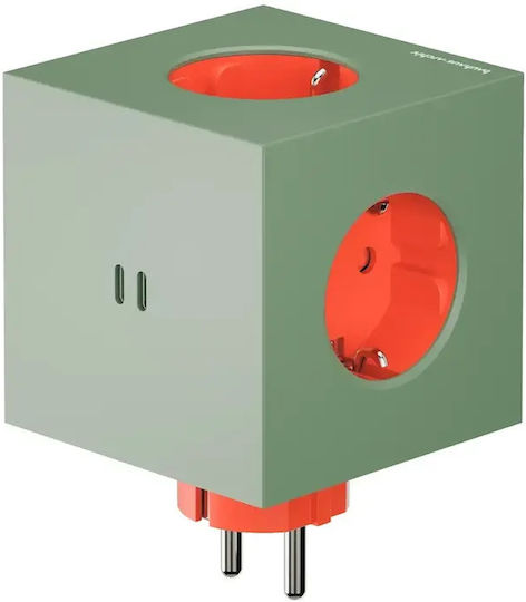 AVOLT PowerCube 3 Prize cu USB-C Verde