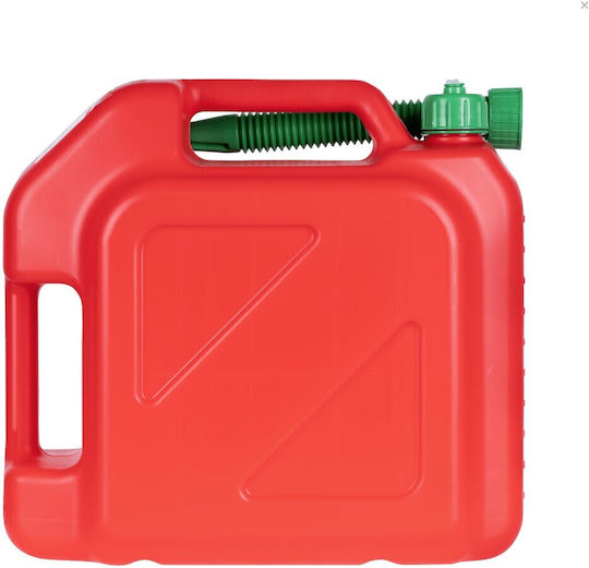 Δοχείο Καυσίμων Πλαστικό Σωλήνα 10l Red