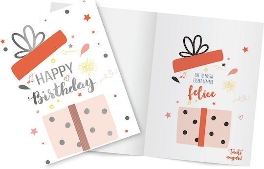 Card De Ziua De Naștere 3d Diverse Modele Detalii Embosate Sclipici Auriu Pe Exteriorul Cardului 11.5 X 17 Cm 60 Bucăți Display
