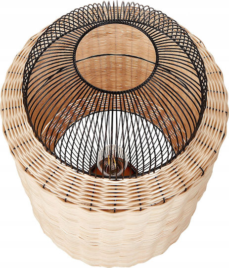 Beliani Dekorative Lampe Schwarz