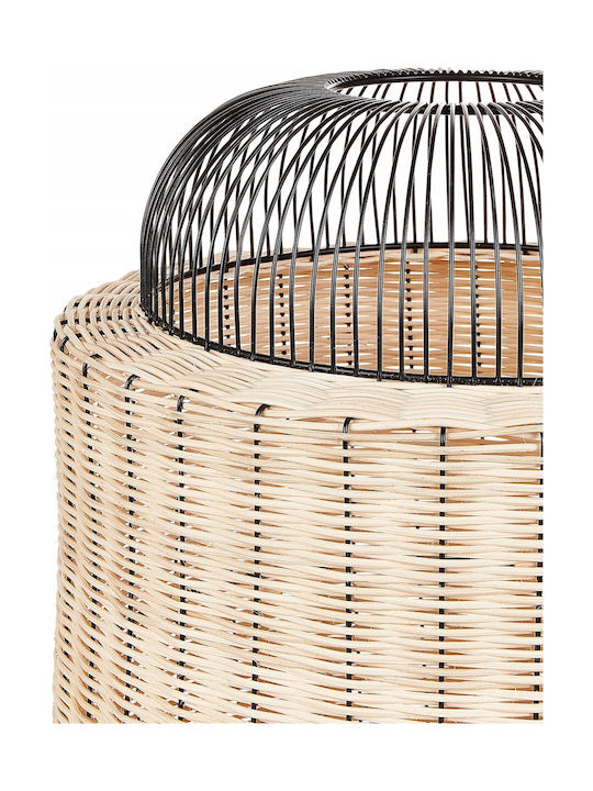 Beliani Dekorative Lampe Schwarz
