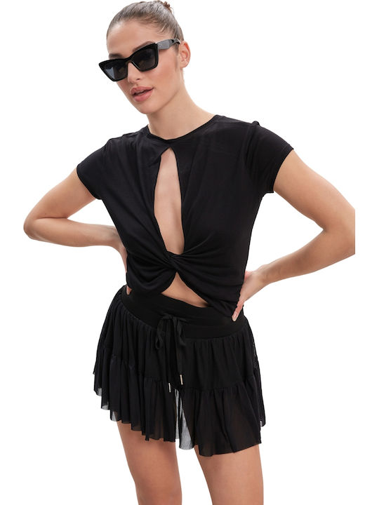 Γυναικείο Αθλητικό T-shirt Black