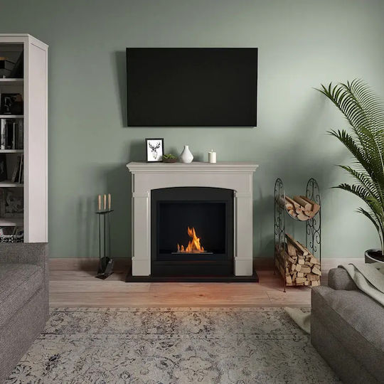 Tagu Indoor Floor Bioethanol Fireplace Beige
