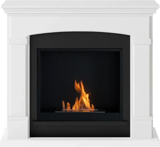 Tagu Indoor Floor Bioethanol Fireplace White