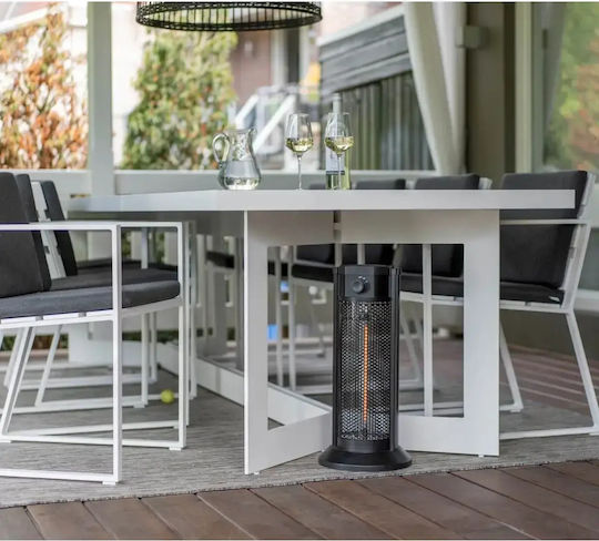 Eurom Electric Patio Heater Under Table 900 W Black
