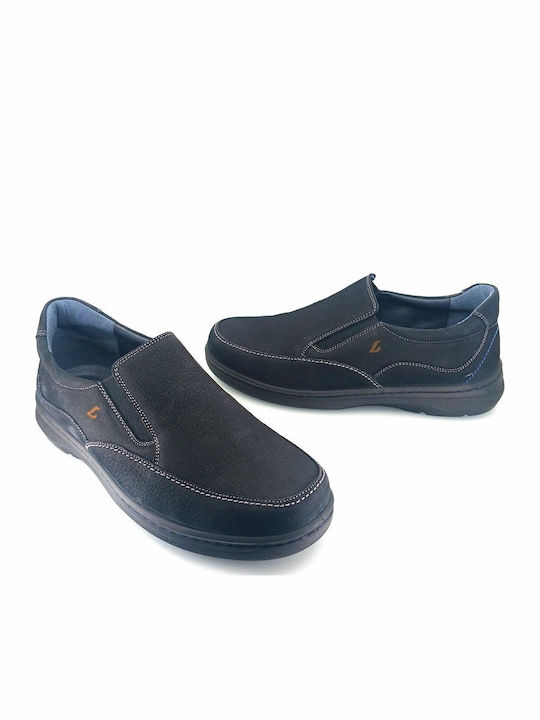 Men's Leather Casual Shoes Black