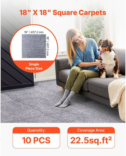 Vevor Corridor / Carpet 45.7cm x 45.7cm ZZFKDT1818INZBRWH001V0