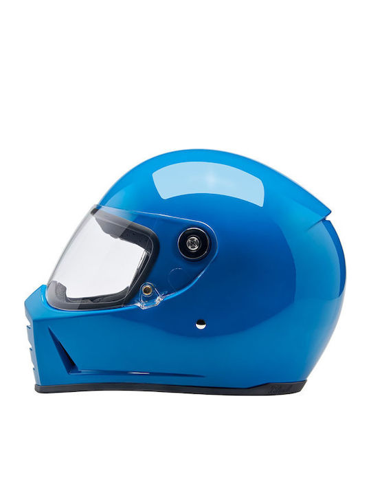 Biltwell Lane Splitter Tahoe Blue Мотоциклетна каска Full Face DOT / ECE 22.06