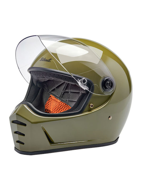 Biltwell Lane Splitter Olive Green Κράνος Μηχανής Full Face DOT / ECE 22.06