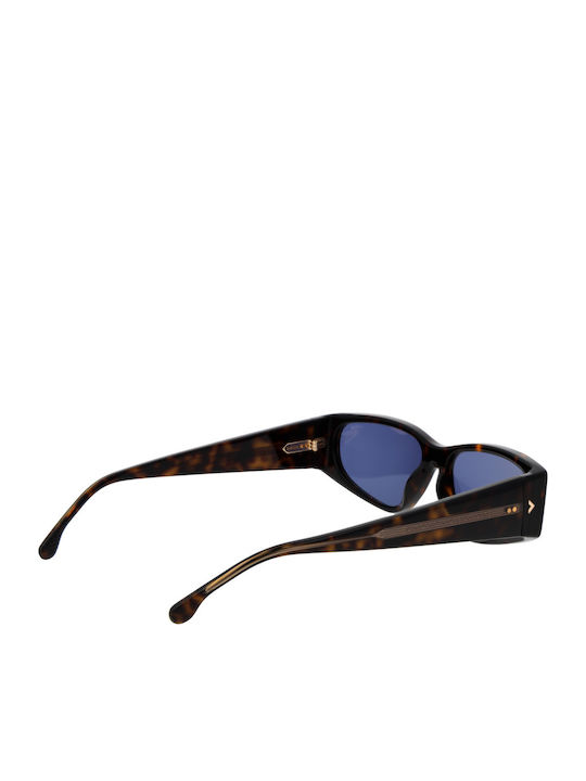 Lozza Unisex Sunglasses with Brown Plastic Frame and Black Lens SL4316 0722