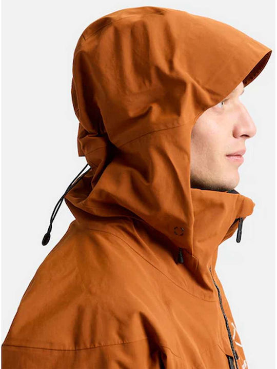 Swash GORE‑TEX 2L Winter Jacke Hardshell Wasserdicht und Winddicht Braun