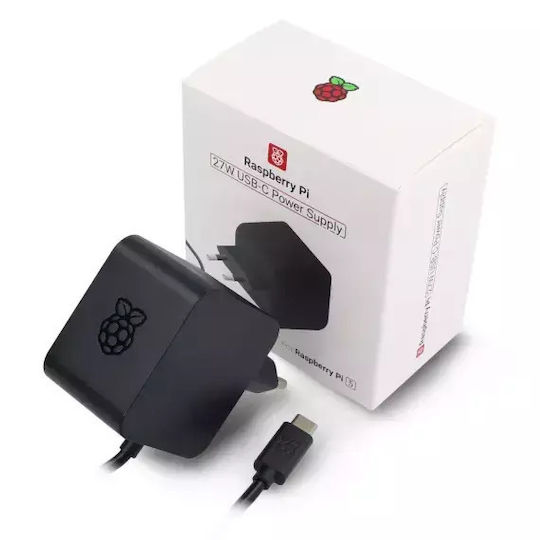 Raspberry Pi Raspberry Pi 5 Official 27w Usb-c Pd Power Supply