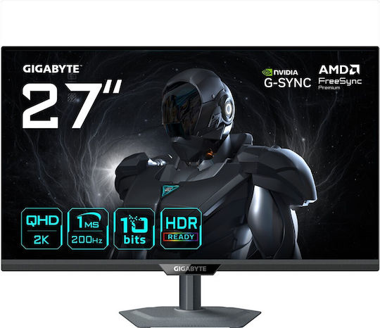 Gigabyte G27Q2 HDR Gaming Monitor 27" QHD 2560x1440 200Hz με Χρόνο Απόκρισης 1ms GTG