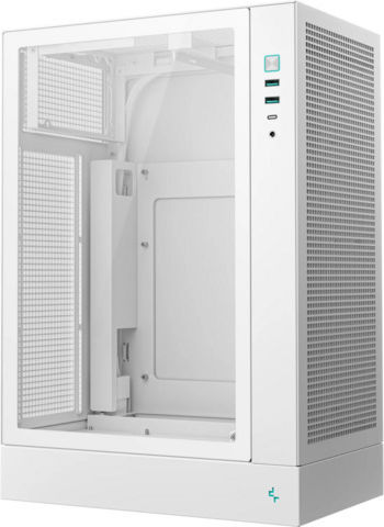 Deepcool CH170 PLUS Gaming Midi Tower Κουτί Υπολογιστή με Πλαϊνό Παράθυρο Λευκό