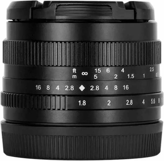 7artisans Crop Obiectiv Foto 50mm f/1.8 Photoelectric Teleobiectiv pentru Montura Magazin online Sony E Black
