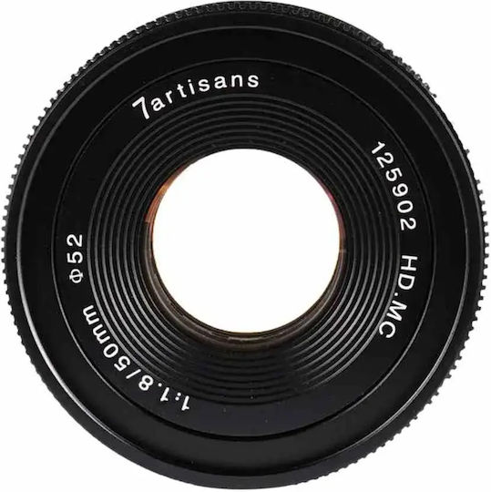 7artisans Crop Obiectiv Foto 50mm f/1.8 Photoelectric Teleobiectiv pentru Montura Magazin online Sony E Black