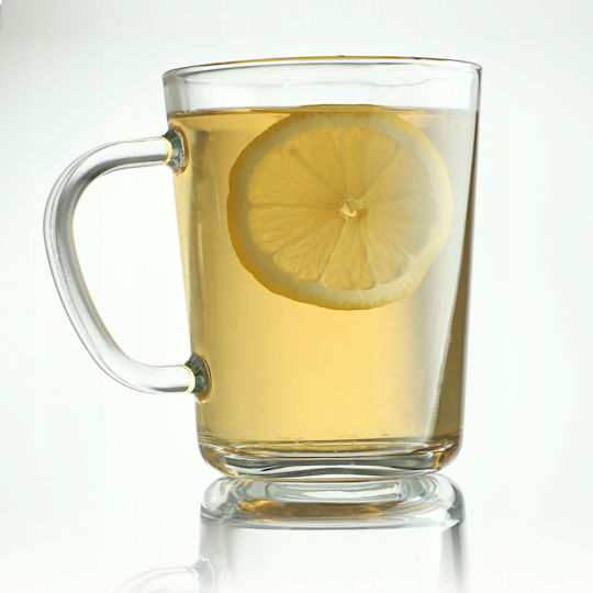 Kadax Mug Glass Transparent 410ml 4pcs
