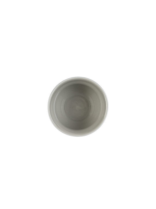 Estia Dip Serving Bowl Round made of Porcelain Gray