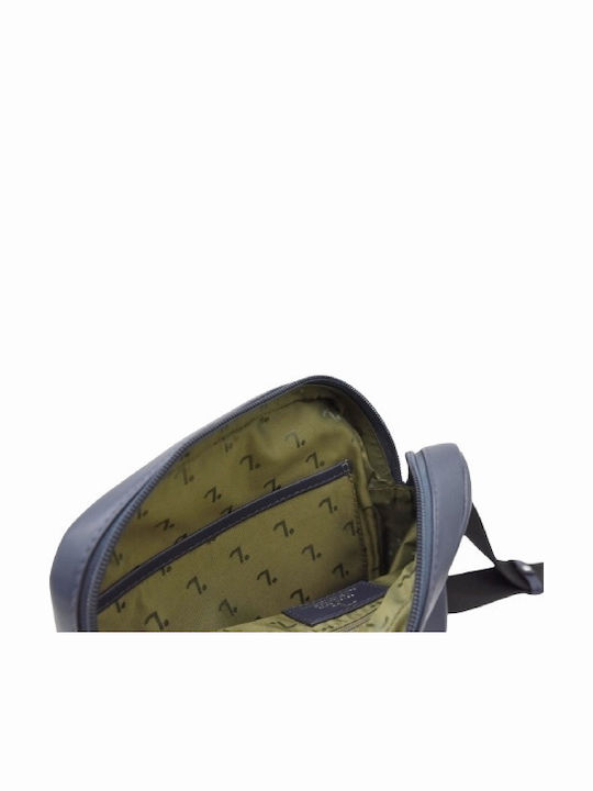 Piele Geantă pentru bărbați De umăr / tip crossbody Albastră