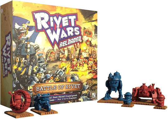 Board Game Rivet Wars Reloaded: Battle of Rivet for 1-4 Players 14+ Years Old (EN) Steamforged Games