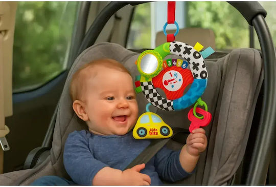 Kids Hits Pendant Toy for Crib and Stroller with Music, Teether, and Mirror for 0++ Months