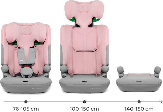 Kinderkraft I-comfy Детско Столче за Кола High-back Booster i-Размер Розов