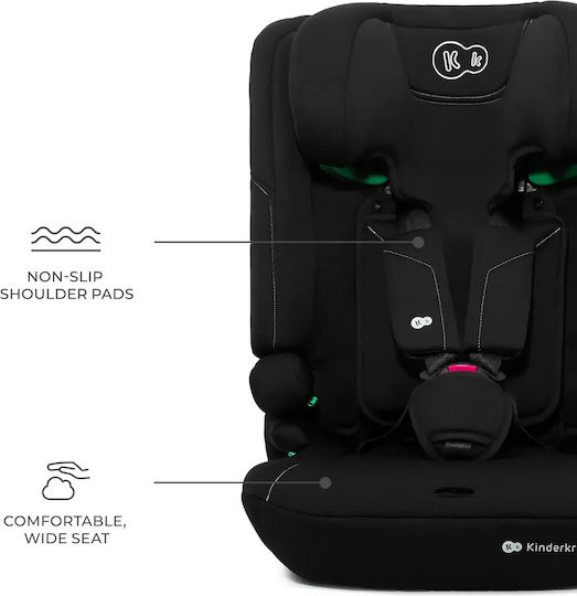 Kinderkraft I-comfy Baby Car Seat High-back Booster i-Size Black