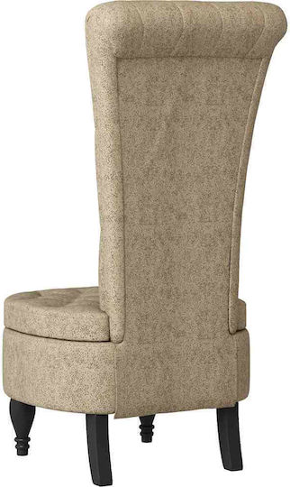 Armchair Light Gray 56.5x70x110cm