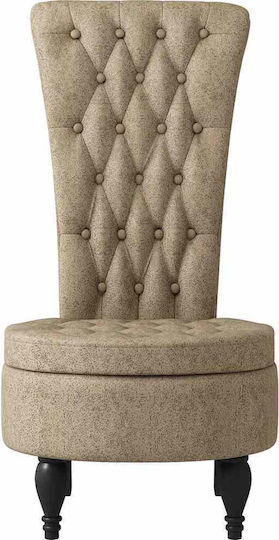 Armchair Light Gray 56.5x70x110cm