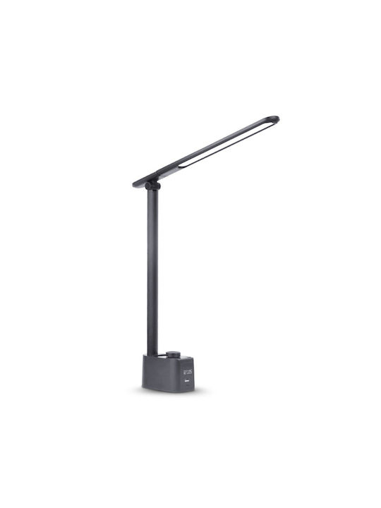 Reîncărcabil LED Lumină de Birou cu Braț Flexibil în Culoarea Alb
